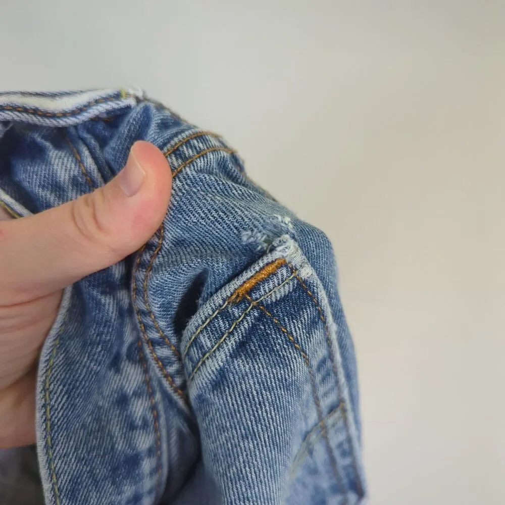 Levi's Men's 505 Light Wash Distressed Jeans Size 31x30